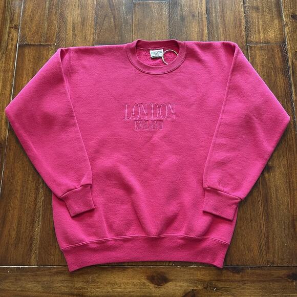 Sturdy Sweats by Lee Sweatshirt Mens Large London England Embroidered Crewneck - Picture 2 of 8